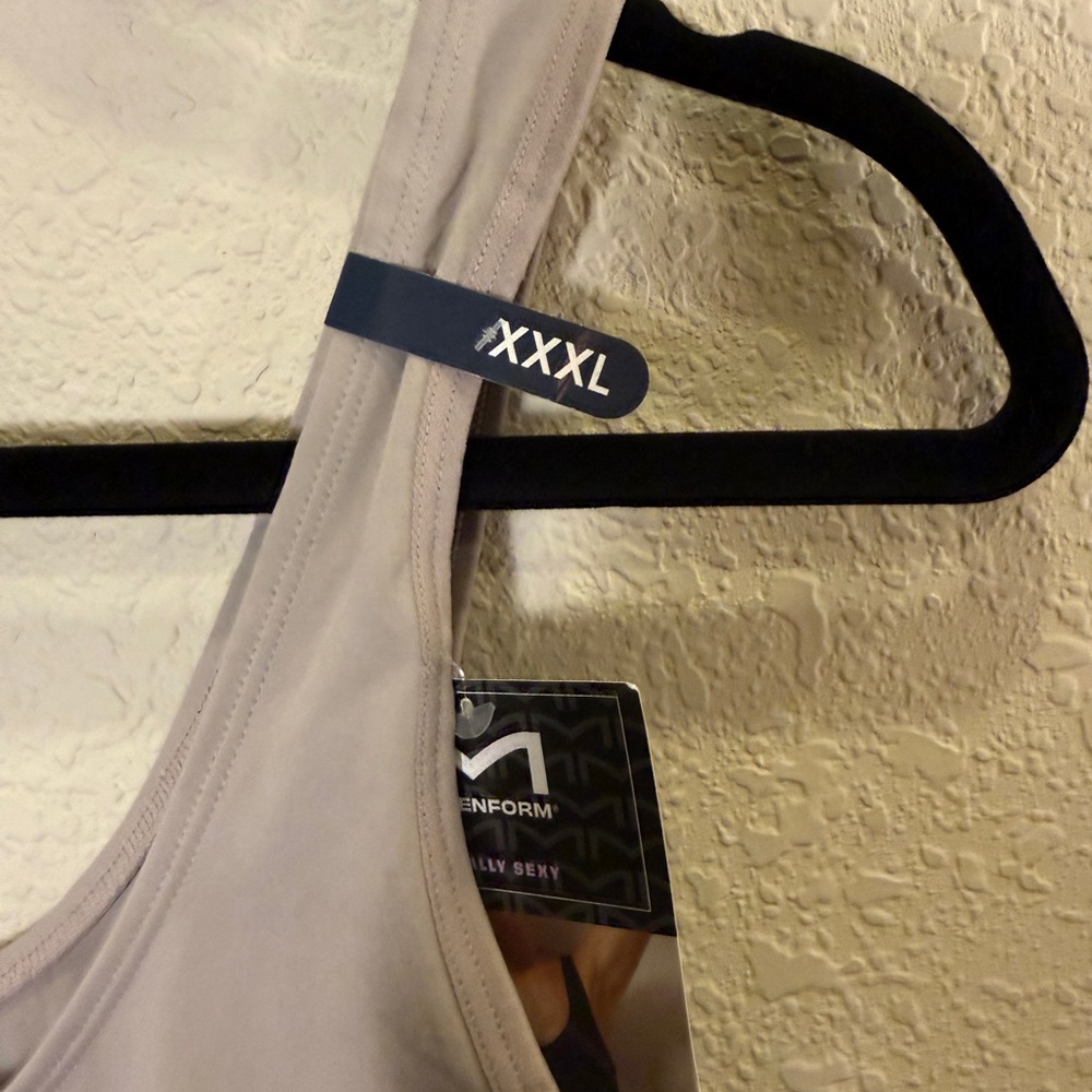 Maidenform Basically Sexy Seamless Bodysuit Latte Shapewear sz XXXL - Picture 3 of 7